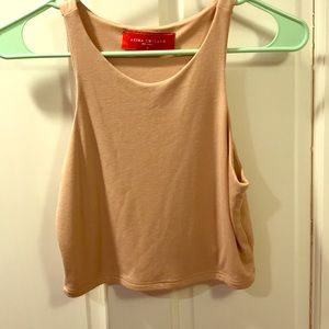 Nude crop top